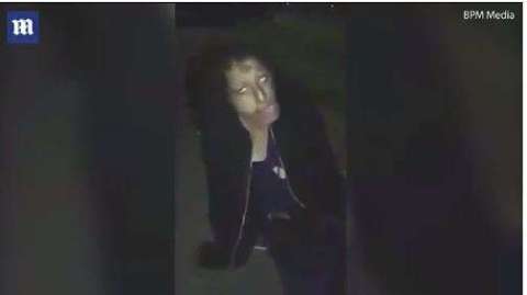 La mujer estaba fuera de sí, por culpa de una poderosa droga.