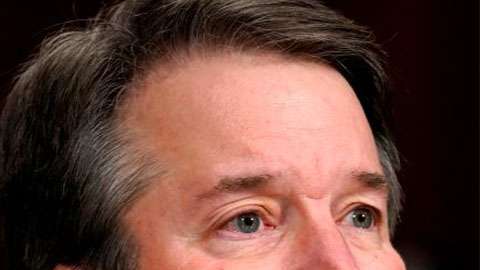 Christine Blasey Ford y Brett Kavanaugh.