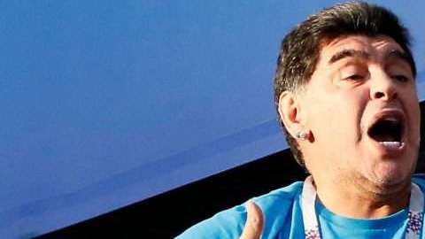 El argentino Diego Armando Maradona. (Foto: EFE/EPA/ETIENNE LAURENT)