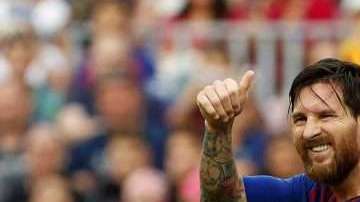 Lionel Messi del FC Barcelona no contiende por el galardon a mejor jugador de la FIFA. (Foto: EFE/EPA/TONI ALBIR)