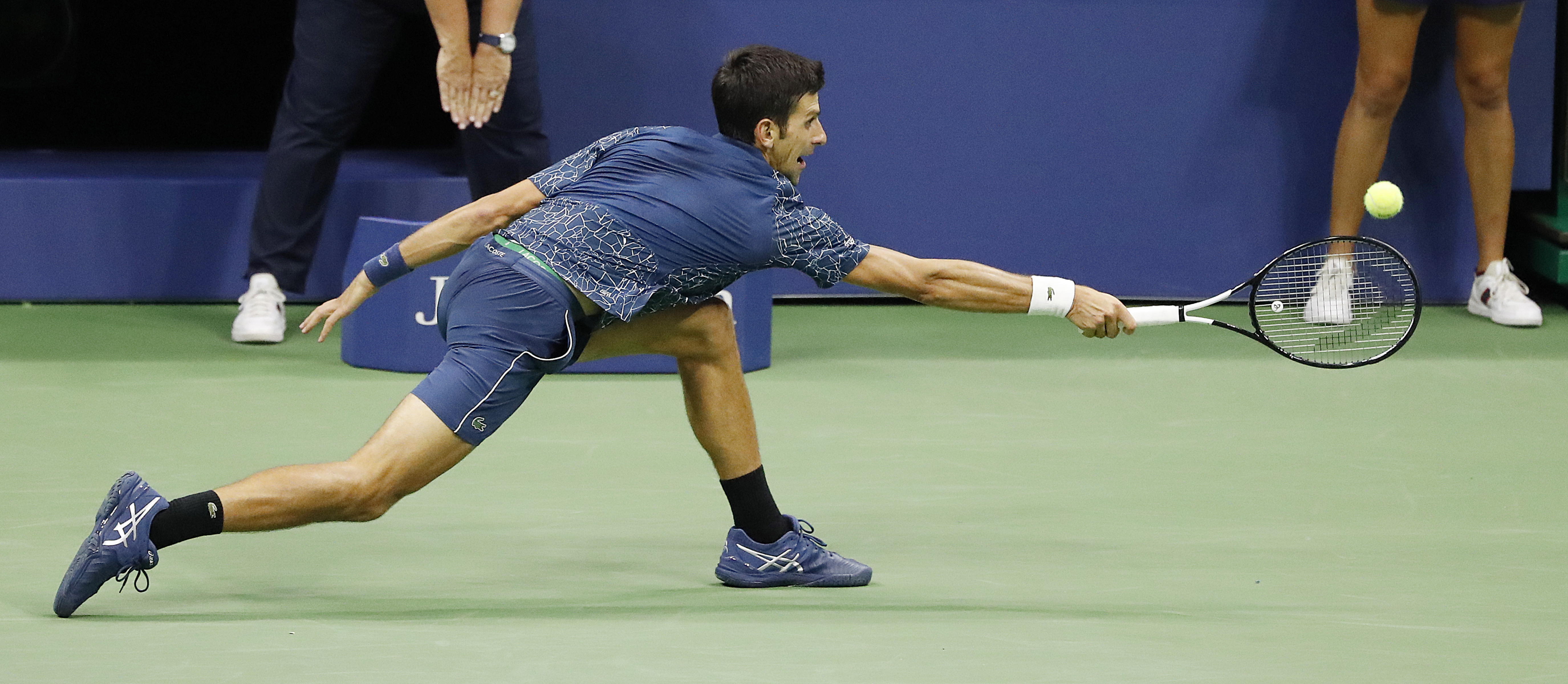 Djokovic alcanzó bolas que parecían imposibles. / Foto: EFE