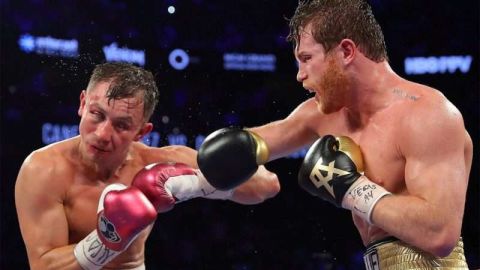 Gran pelea dieron el sábado Saúl Canelo Álvarez y Gennady Golovkin. (Foto: EFE/Tom Hogan/Golden Boy Promotions)