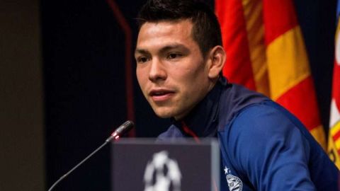 Hirving Lozano sueña con jugar en el Barcelona. (Foto: EFE/Quique García)