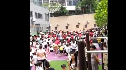 El kínder ubica en la ciudad china de Shenzhen.