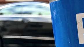 El parking que un extraño reservó para la bicicleta de un niño.