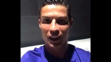 Cristiano Ronaldo envió un lindo mensaje a un niño que sufrió un infarto.