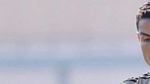 Cristiano Ronaldo entrenó con la Juventus con el ojo morado