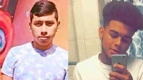 Las cuatro víctimas: Justin Llivicura, Jefferson Villalobos, Michael López  y Jorge Tigre