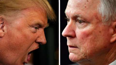 Trump criticó las investigaciones del
DOJ contra dos congresistas republicanos