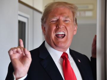 El presidente Trump ubica a cinco personas como autoras del anónimo.
