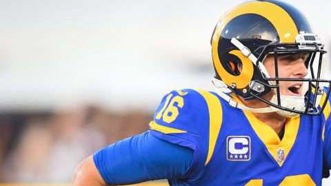 El quarterback de los L.A. Rams Jared Goff. (Foto: Harry How/Getty Images)