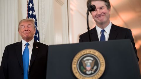 El presidente Trump nominó a Brett Kavanaugh para el Tribunal Supremo.