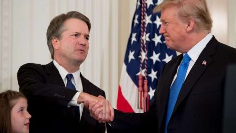 El juez Kavanaugh es la propuesta del presidente Trump al Tribunal Supremo.