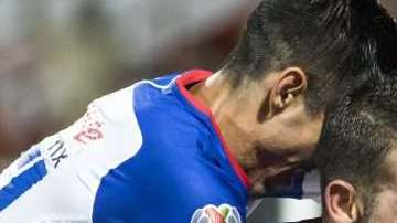 El jugador uruguayo del Cruz Azul Martín Cauteruccio festeja un gol al Tijuana. (Foto: Imago7/ Alejandro Gutiérrez Mora)