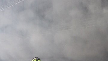 El incendio no se extendió a la zona comercial