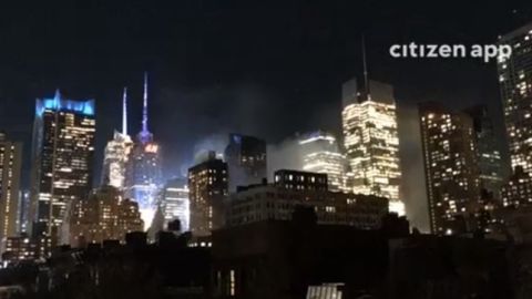 El humo se divisaba a lo lejos