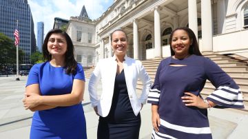 Candidatas Jessica Ramos, Catalina Cruz y Amanda Septimo.
Latinas al Poder.