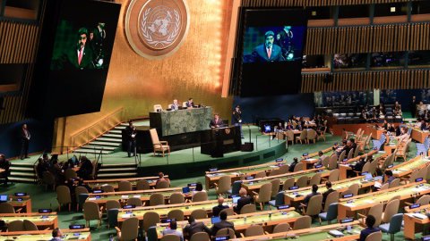 Maduro llegó a Nueva York sin mucho aviso previo