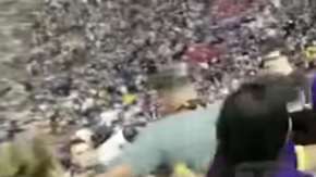 Fanáticos de Rams y Vikkings protagonizaron una pelea en Los Angeles Memorial Coliseum