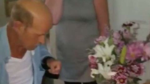 El último aniversario de esta pareja fue organizado por la familia.