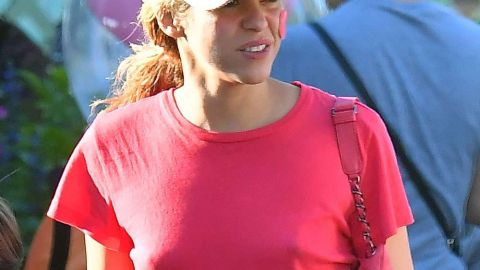 Shakira y su familia visitaron Disneyland.