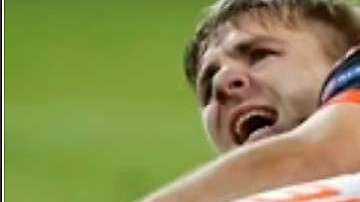 Luke Shaw y Héctor Moreno el día de la terrible fractura del primero,