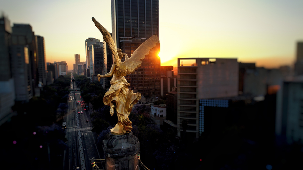 Angel de la Independencia Mexico.  Ciudad de mexico turismo, Paisaje  mexico, Ciudad de méxico