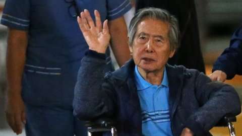 Alberto Fujimori, expresidente de Perú.