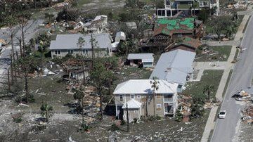 Mexico Beach quedó virtualmente arrasada.