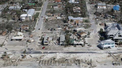Mexico Beach quedó virtualmente arrasada.