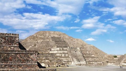 La cámara recién descubierta tiene 15 metros de diámetro y se encuentra a una profundidad de 8 metros debajo de la Pirámide de la Luna.