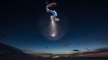 Lanzamiento del cohete Falcon 9 de SpaceX el 29 de junio desde Florida.