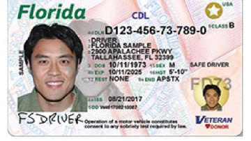 Licencia Real ID en Florida.