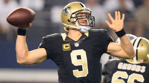 Drew Brees impuso una nuva marca como el mejor pasador en la historia de la NFL