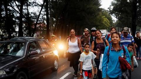 Caravana migrante.