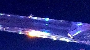 Los pasajeros al ser evacuados en el vuelo a Ghana