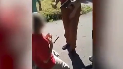 El ataque fue grabado en una zona residencial de Missouri.