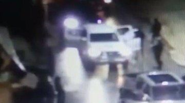 Los desconocidos estuvieron varios minutos en la zona.