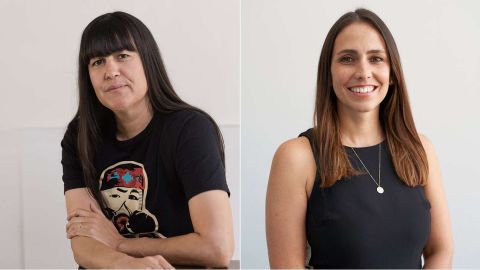 Natalie Diaz (i) y Livia Eberlin.