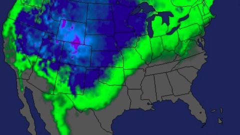 El frío llega al norte de Texas