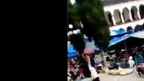 Danzantes en Oaxaca.