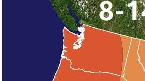 El mapa del clima esta semana. NWS