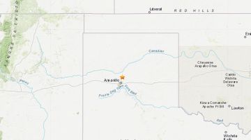 El sismo ocurrió al norte de Amarillo en Texas.