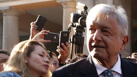 Andrés Manuel López Obrador, presidente electo de México.