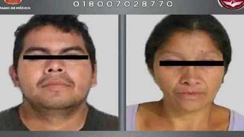 La pareja fue trasladada al reclusorio en el Estado de México .