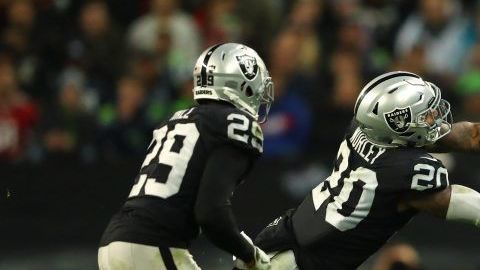 Los Oakland Raiders sucumbieron ante Seattle Seahawks en Wembley Stadium. (Foto: Warren Little/Getty Images)