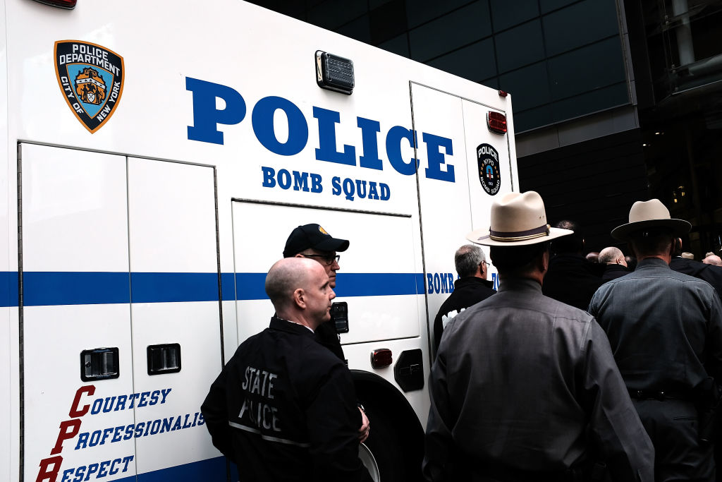 Escuadrón antiexplosivos en Nueva York. Spencer Platt/Getty Images