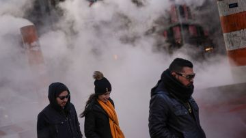 Frío en Nueva York. Drew Angerer/Getty Images