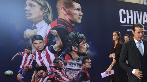 Matías Almeyda durante la presentación de la Película Chivas durante el Festival Internacional de Cine de Morelia. (Foto: Imago7/Carlos Cuin)