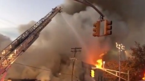 La explosión sucedió el lunes en la tarde